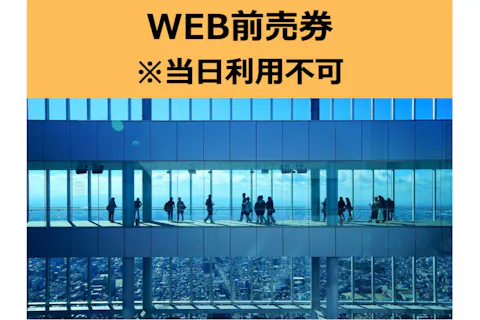 【購入翌日以降のご来場専用】ハルカス300（展望台）WEB前売券（※当日利用不可）