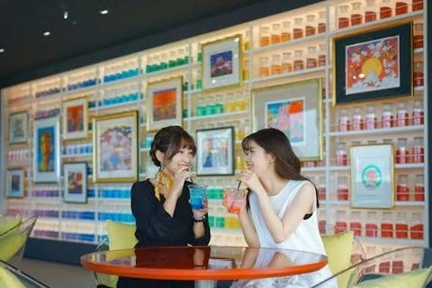 【250円割引】絹谷幸二 天空美術館　前売り電子入館引換券＋天空ソーダ付き