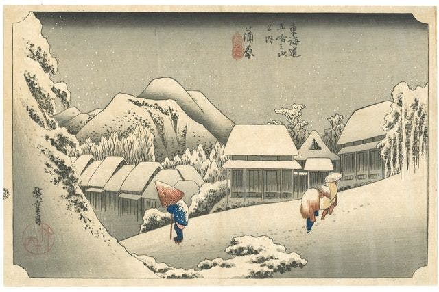 あべのハルカス美術館開館10周年記念「広重 ―摺（すり）の極