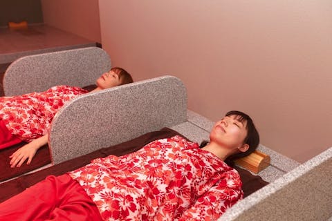 【平日・200円割引】天然温泉湯舞音 袖ケ浦店　クーポン（入館＋岩盤浴＋タオルセット）