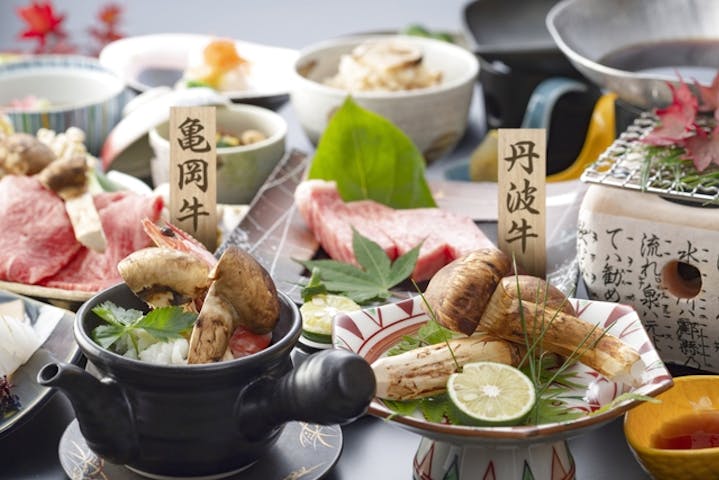 42 割引 某旅行サイト100選に選ばれた宿 秋の日帰り温泉 ランチ 京都 湯の花温泉 2名以上 アソビュー