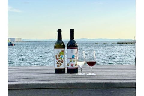 【土・日・祝日限定】ｆwinery（エフワイナリー） 飲み比べグラスワイン2杯付きチケット