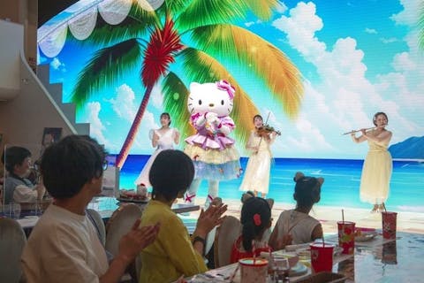 HELLO KITTY SHOW BOX　カフェタイムショー　他2施設入場券付プラン（食事付き）