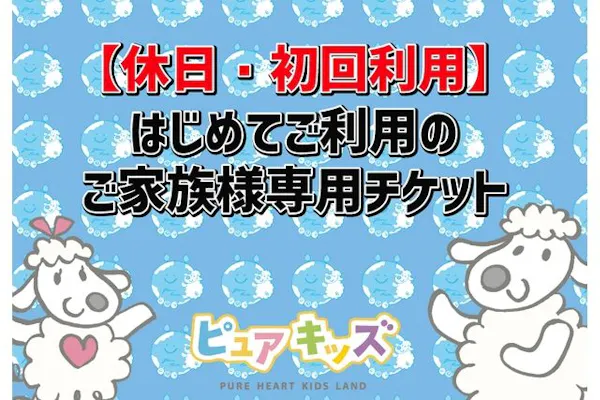 休日限定/初回利用限定】ピュアキッズしんかな 大型室内公園 1日
