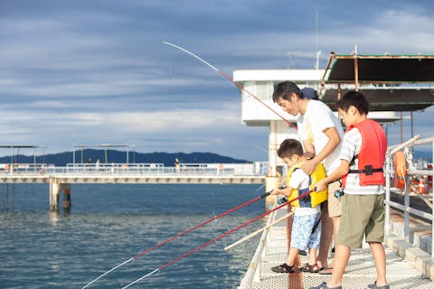 超特割！【20％割引】福岡市海づり公園　釣台使用クーポン（4時間以内のご利用）