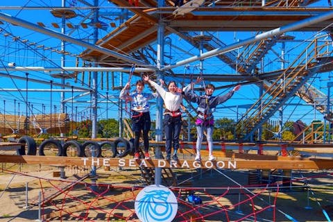 超特割！【最大13%割引】シー・ドラグーン　国内最大規模の巨大アスレチックタワー　前売入場チケット