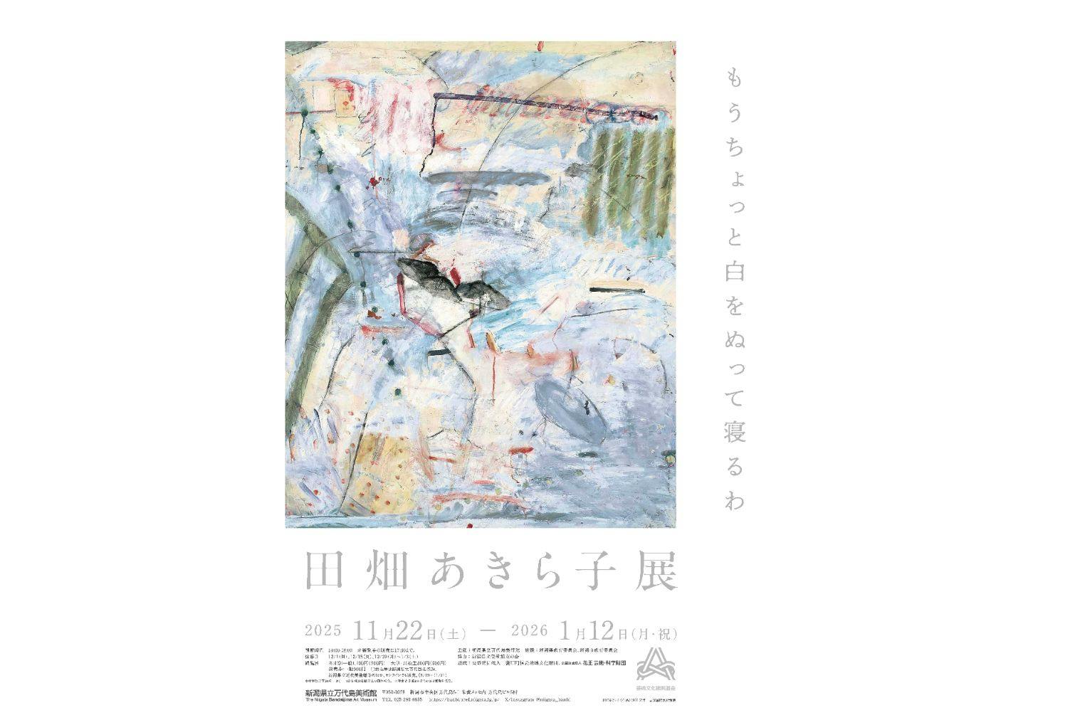 【当日券】田畑あきら子展 ＠新潟県立万代島美術館（2025/11/22～ 2026/1/12開催）