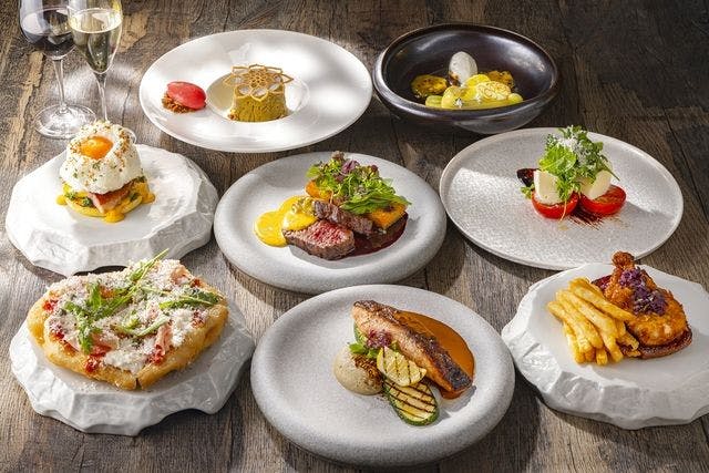 【ヒルトン東京／メトロポリタングリル】前菜、メイン、デザートからなる3品ランチコース