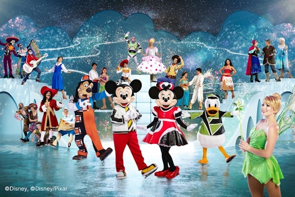 ディズニーオンアイス三重県津公演チケット3枚