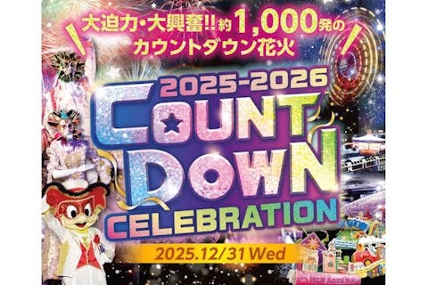 （12/31 17時以降入場）NEWレオマワールド カウントダウンフリーパス ※チケット売場要交換