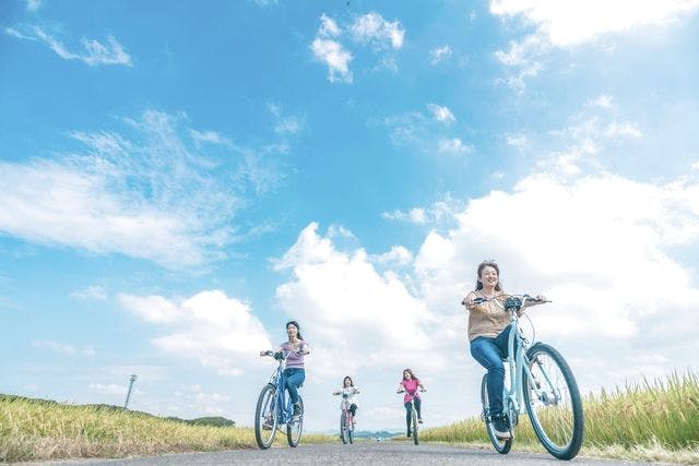 超特割！【20％割引】海の音色に癒される！福岡・岡垣町で海辺の絶景サイクリング3時間（9/11～）