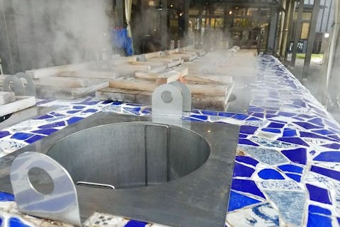 地熱観光ラボ縁間 　温泉噴気のかまどで調理する「地獄蒸し」体験チケット