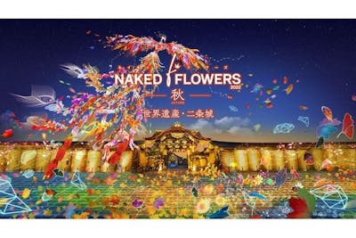 金土日祝 Naked Flowers 22 秋 世界遺産 二条城 前売入場チケット アソビュー