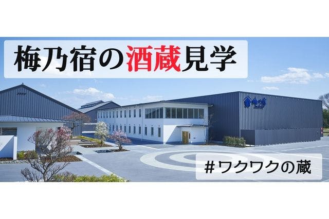 【酒蔵見学・唎き酒・奈良】梅乃宿酒造の酒蔵見学（試飲・お土産付き）
