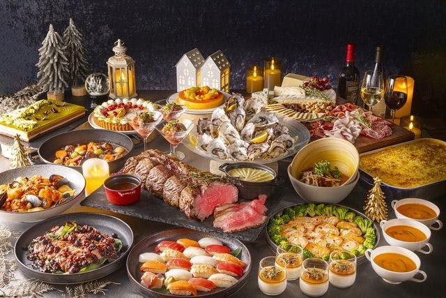 11/14～2/26【ヒルトン東京マーブルラウンジ】冬ディナービュッフェ