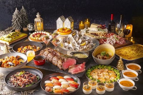 11/14～2/26【ヒルトン東京マーブルラウンジ】冬ディナービュッフェ