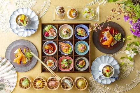 点心は食べ放題！「楊貴妃の宮廷ランチ」