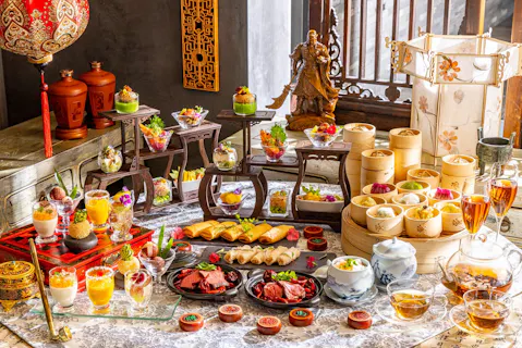 点心は食べ放題！ チャイニーズアフタヌーンティー「三国志」