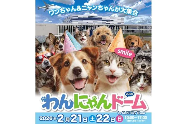 当日券】わんにゃんドーム2026 in Aichi Sky Expo｜アソビュー！