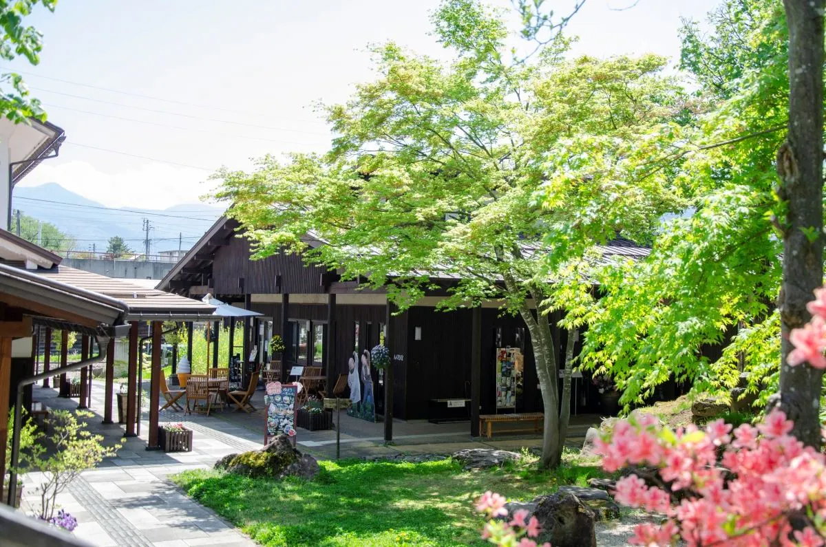 信州割限定プラン 入館券+おやきとスープの喫茶セット