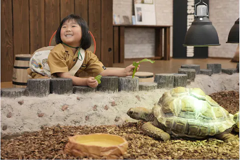 【いきもの餌やり体験付き】2館共通券（奈良いきものミュージアム × 奈良金魚ミュージアム）