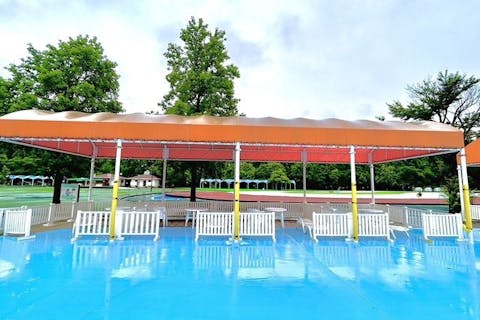 【リゾートエリア／流水プール横B No.5】加須はなさき水上公園夏季プール 有料席