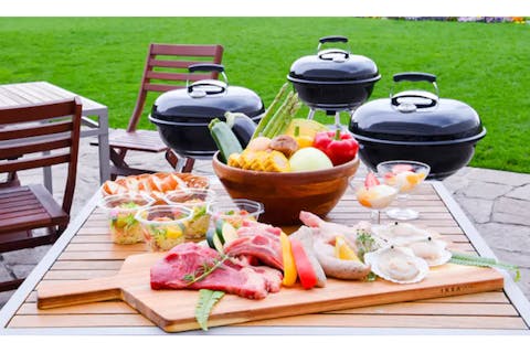 超特割！【5%割引】グランA・B 炭火焼BBQ+ソフトドリンク飲み放題