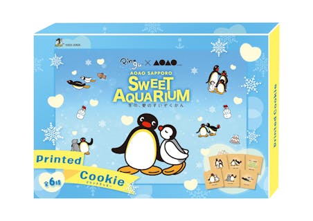 【クッキーのお土産付】PINGU™×AOAO SAPPORO SWEET AQUARIUM スイートペアチケット