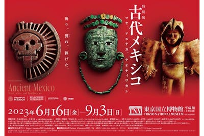 古代メキシコ展　マヤ、アステカ、テオティワカン 無料観覧券 ２枚 東京国立博物館