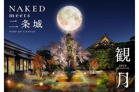 【金土日祝限定・本丸エリア券付き通常券】NAKED meets 二条城 2025 観月