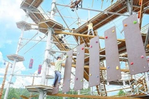 ドラゴンキャッスル　アスレチックコース60分　利用チケット