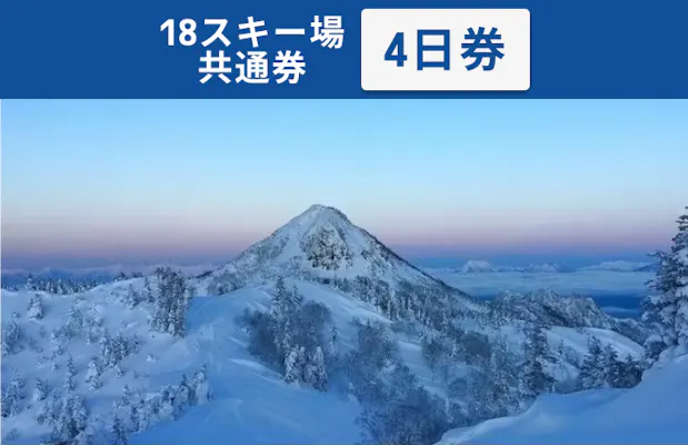 志賀高原全山リフト券(大人1日券)食事券1000円付き 2025-26 志賀高原スキー場共通リフト券 シーズンパス大人1名 - 長野県
