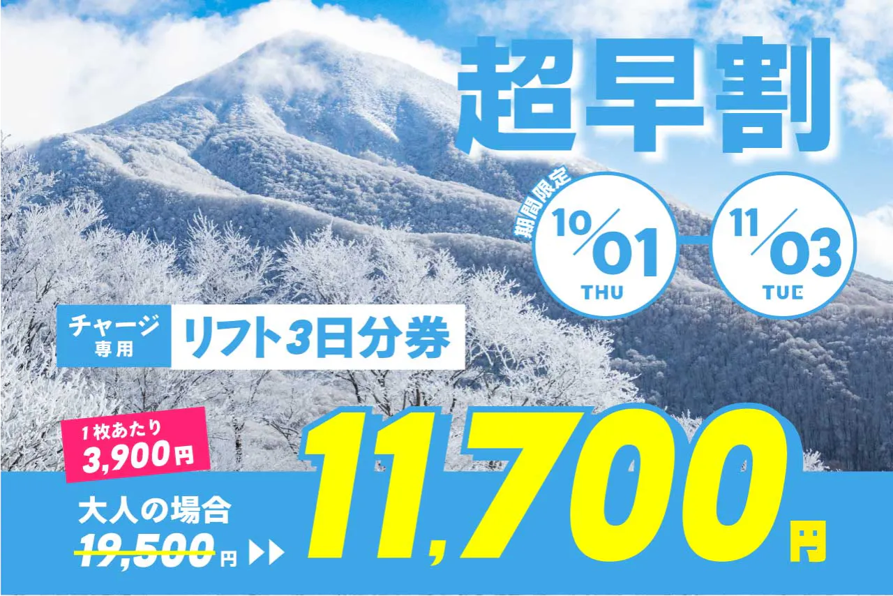 超早割（11/3まで）】星野リゾート ネコマ マウンテン 1日券（ICカード