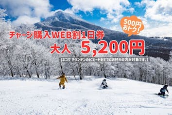 ネコママウンテン　リフト券　大人１日券　４枚セット c86708e0-2247-4d75-95ad-