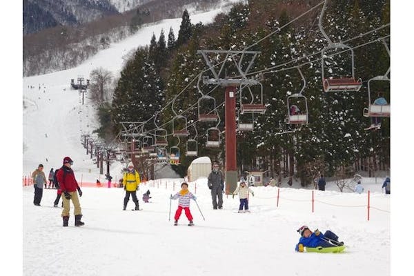 奥神鍋スキー場・万場スキー場 共通1日リフト引換券 ４枚 土日祝利用 