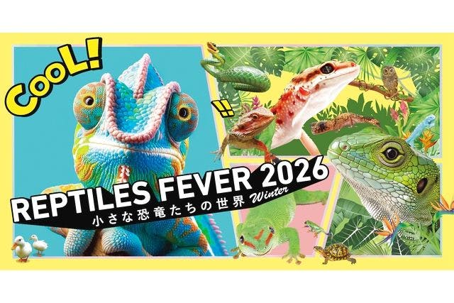 【当日券】レプタイルズフィーバー2026 Winter ～小さな恐竜たちの世界～ ＠インテックス大阪