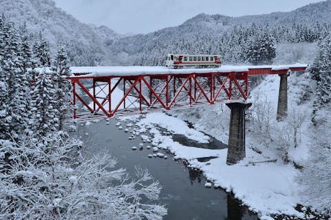 【土日祝・年末年始／秋田冬アソビ割】秋田内陸線　秋田内陸線全線一日乗り放題ワンデーパス