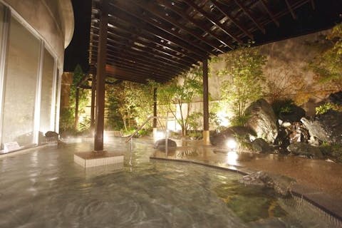 【前日まで購入可/平日限定・7％割引】華咲の湯　前売り電子入浴券（館内着・タオル付）