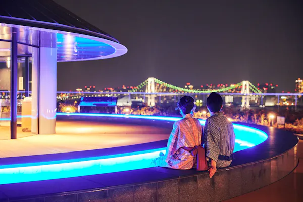 超特割！【650円引】東京豊洲 万葉倶楽部日帰り入館≪浴衣／バス
