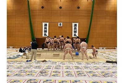 タマリA席】令和六年春巡業 大相撲箕面万博場所 4月1日 箕面市立