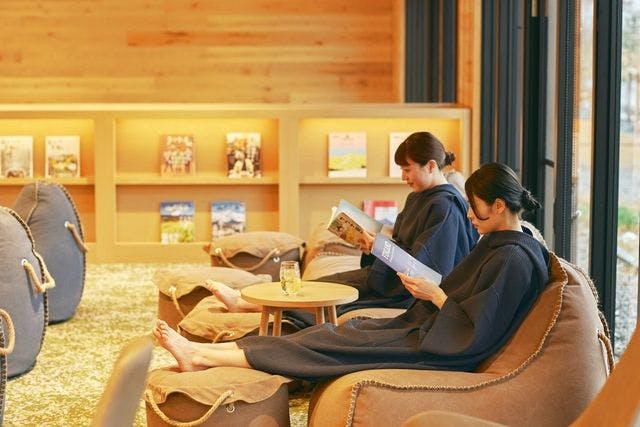 【土日祝】おふろcaféあげき温泉　天然温泉＆サウナラウンジ手ぶらセット