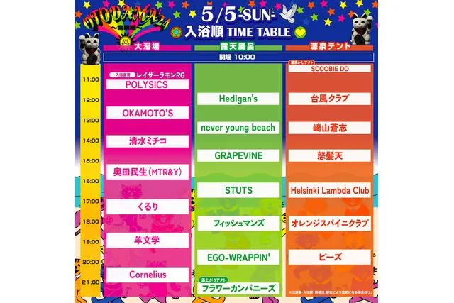 学割1日券】OTODAMA'24〜⾳泉魂〜 ＠大阪・泉大津フェニックス（5/5