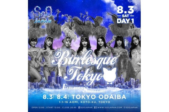 s2o japan 8/4(土) チケット 1枚 8月2日～4日で開催“