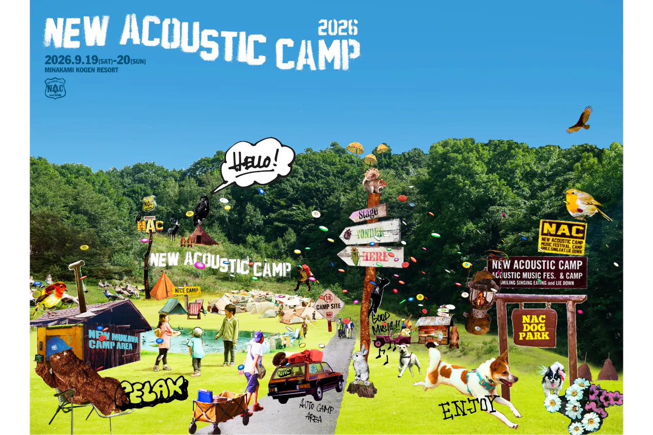 9/19 1日場外駐車券（1台）＋1日入場券4枚 New Acoustic Camp 2026