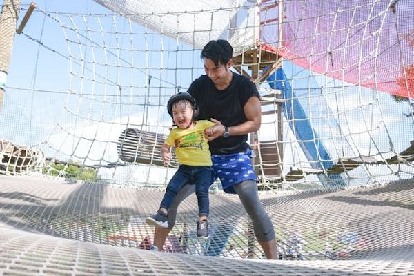 20%割引】ド迫力のアスレチック「空中冒険遊具あみ～ご！（交代制30分