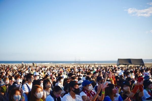 常総新花火大会 堤防A マス席 4人