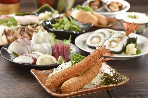【平日限定】名古屋名物ジャンボエビフライとセットプラン！お腹も心も満たされよう！