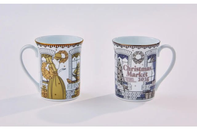 Noritake プレミアムマグカップ クリスマスマーケット　横浜赤レンガ クリスマスマーケット 横浜赤レンガ倉庫 2024 ノリタケ プレミアム