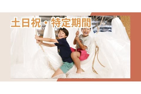 【土日祝・5%割引】こども3時間遊び放題！PLAY! PARK（プレイパーク）立川　入場券