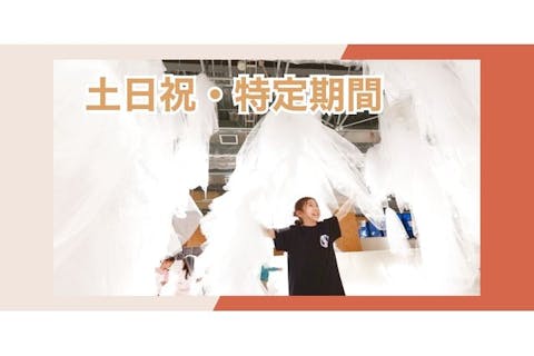 【土日祝・5%割引】こども3時間遊び放題！PLAY! PARK（プレイパーク）立川　入場券